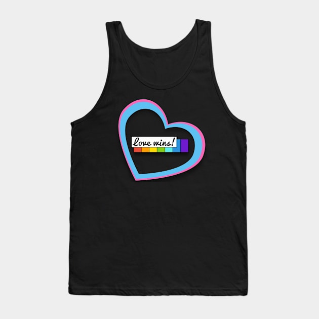 Love Wins Tank Top by  queerdo